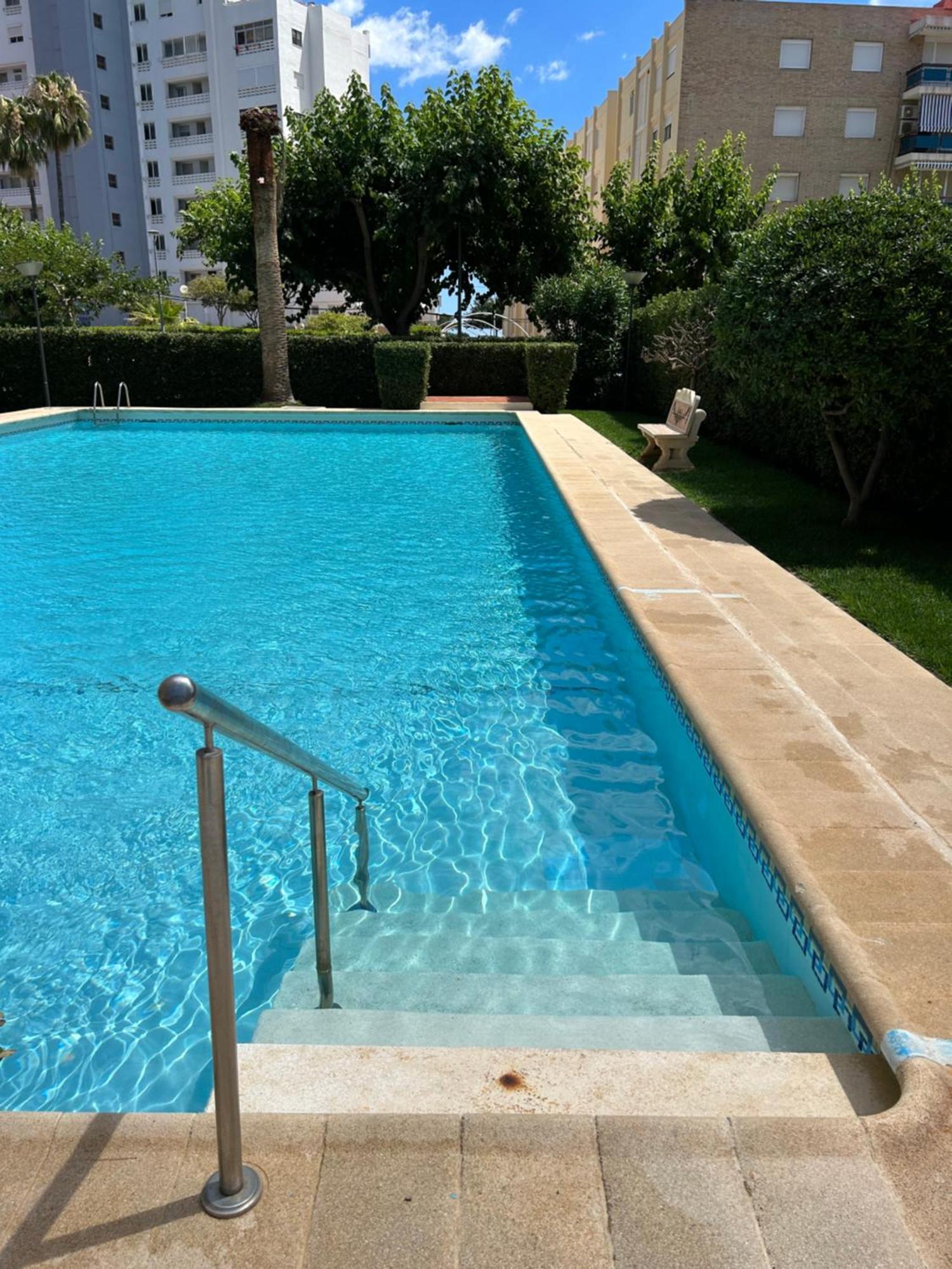 Apartamento Gandia Playa 150M Playa Con Parking Privado Y Piscina Playa de Gandia Eksteriør billede